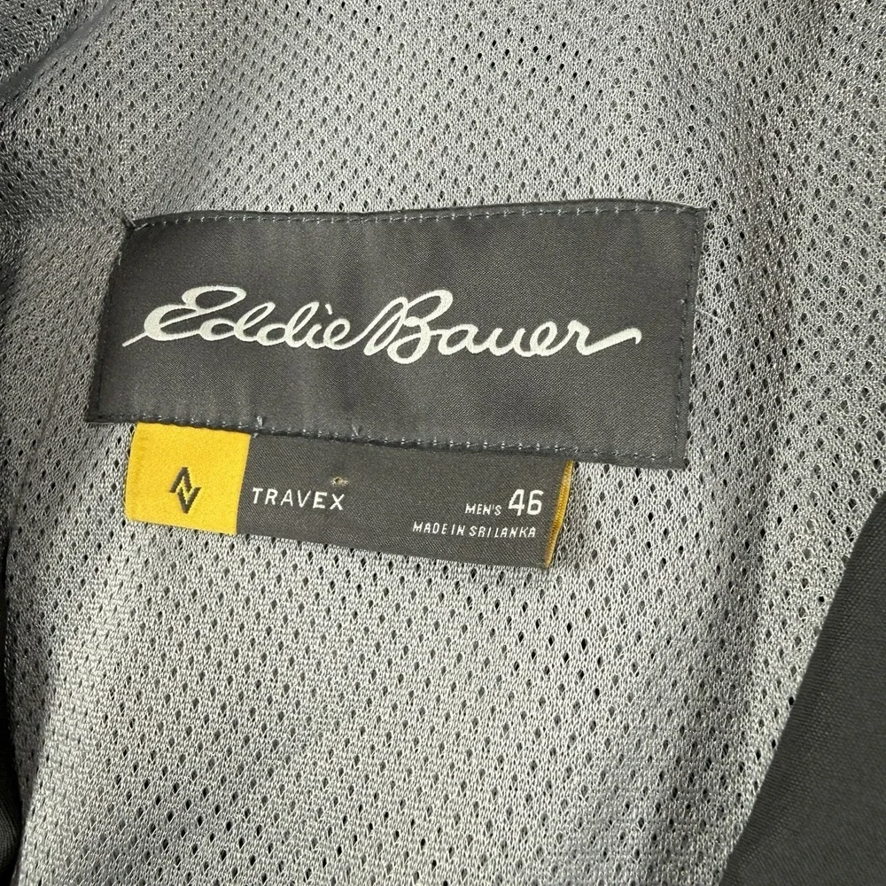 New Mens Eddie Bauer Travex Voyager 2.0 Blazer‎ Size 46 Gray Jacket